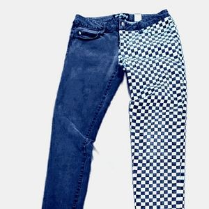 Royal Bones By Tripp Half-Tone Skinny Jeans